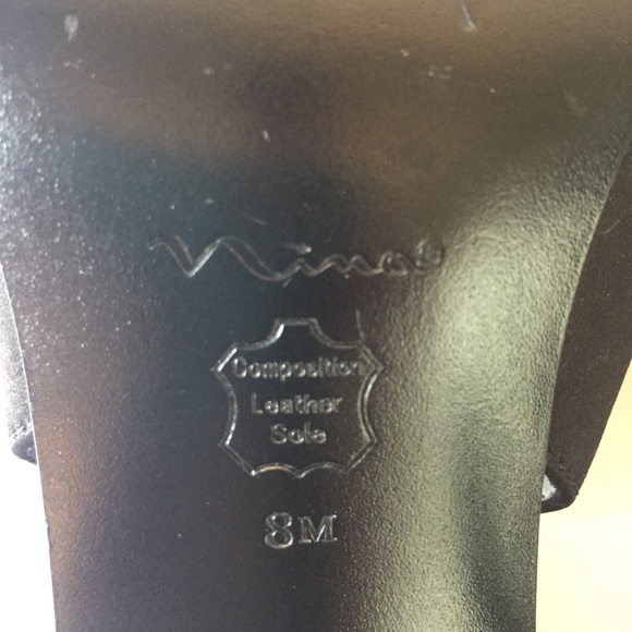 Nina Beaded Point Toe Heels Black Size 8M - Picture 8 of 8